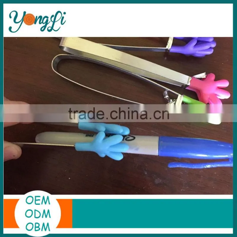 Non-Stick Silicone 5 inch Hand Shape Mini Serving Tongs