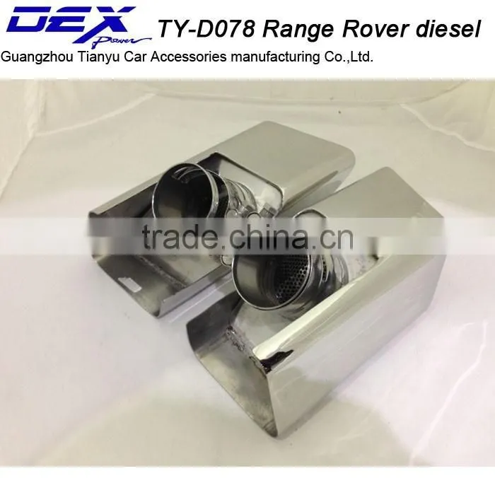 Stainless Steel Auto Parts Exhaust Tip Range-Rover Diesel Tip