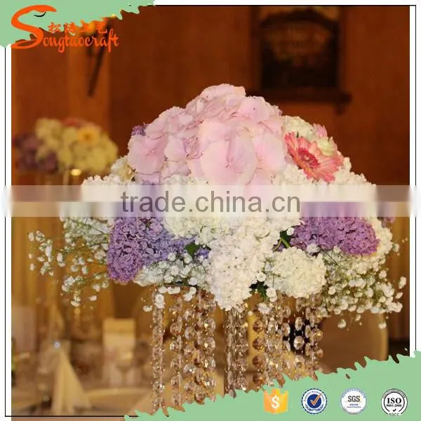 new design artificial silk hydrangea rose flower wall for wedding backdrop decor, bridal bouquet
