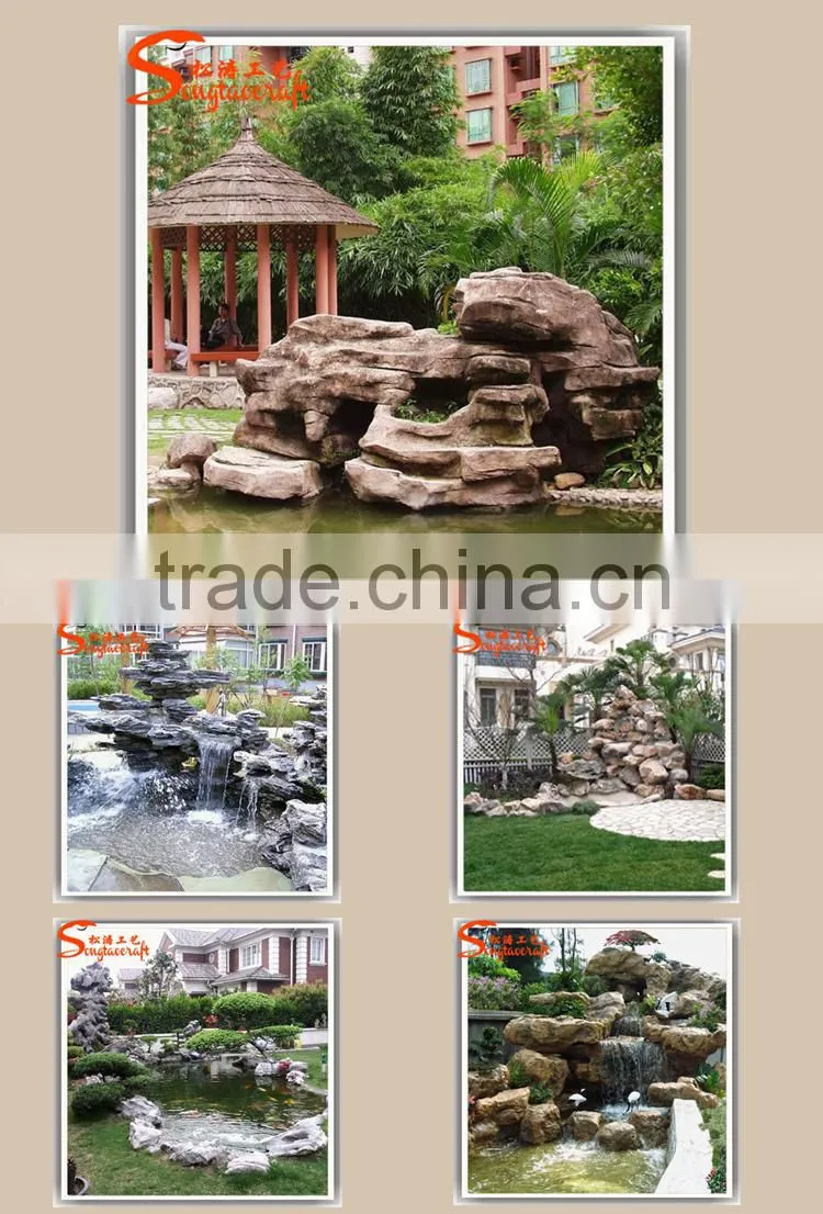 outdoor can be customized artificial waterfall fountain garden decorative landscape artificial waterfall fountain