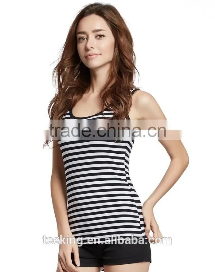 Fashion women stripe tank top