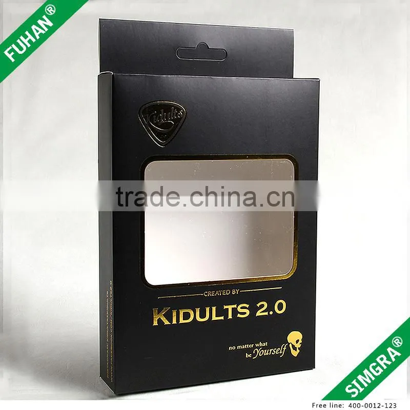 Professional Custom Foldable Black Packaging Box