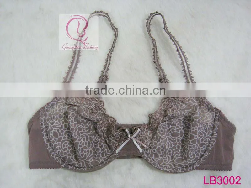 Sex photos of fashion leopard bra for young girls women ladies