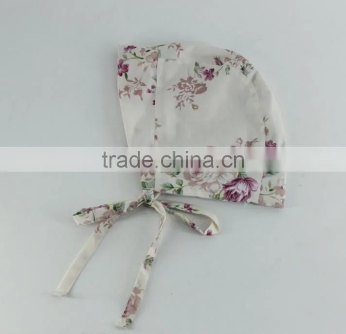 Flower Pattern Baby Girl Bibs With Tassel Toddler Baby Girl 100% Cotton Burp Cloths