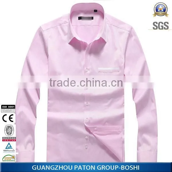 China Manufacturte Factory Wholesale slim fit dress shirt man
