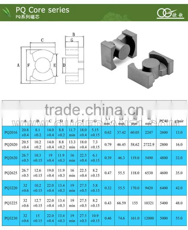 pc40 ferrite core,soft ferrite core,ferrite magnet in factory price