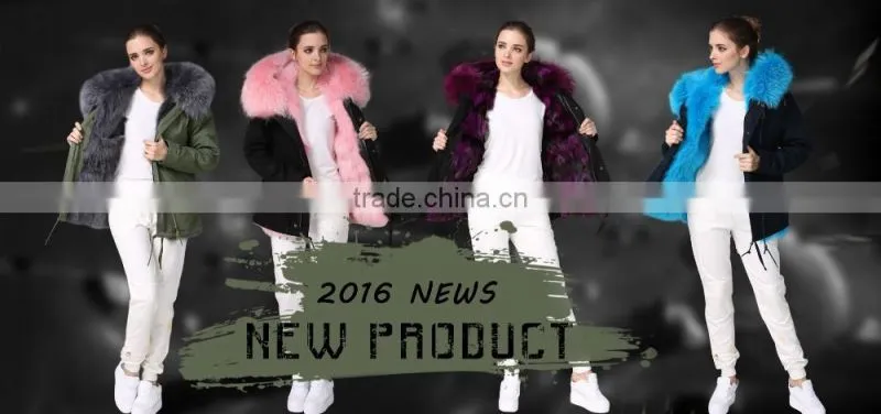 Guangzhou MeiFng 2017 New Style mulity color Fur Coat Women Winter Fur Coats