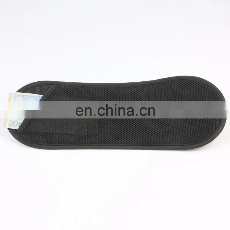 Black Color Smaller Ripstop Nylon Rfid Blocking Women Money Belt