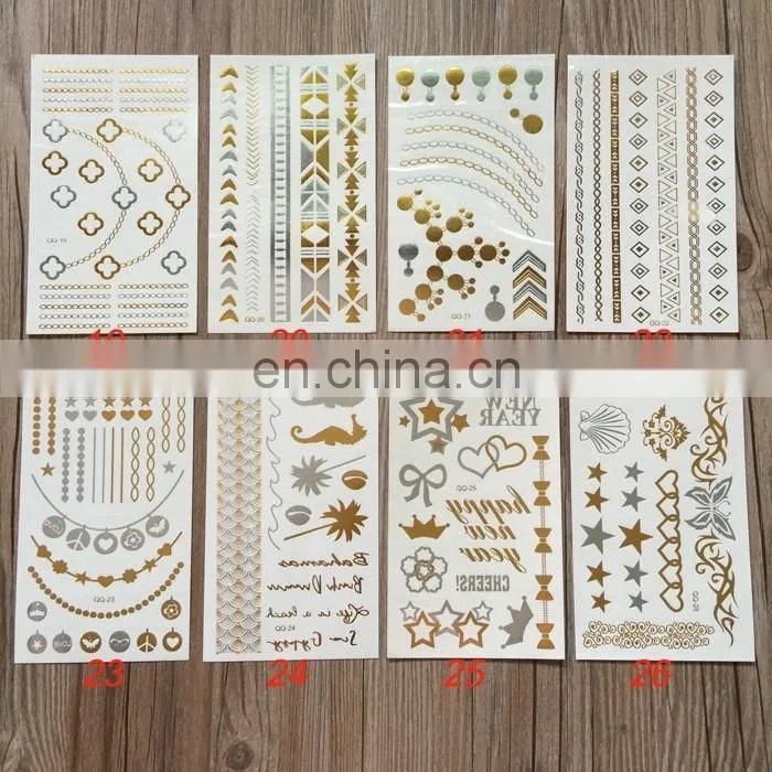 Wholesale Customized Temporary Tattoo Paper Temporary Tattoo Sticker Temporary Tattoo