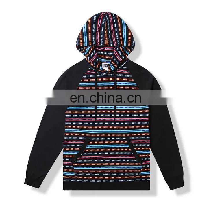 Men's Clothing Mens Basic Casual Stripe Roomy Hoodie Sweatshirt, Sweatshirt for Men