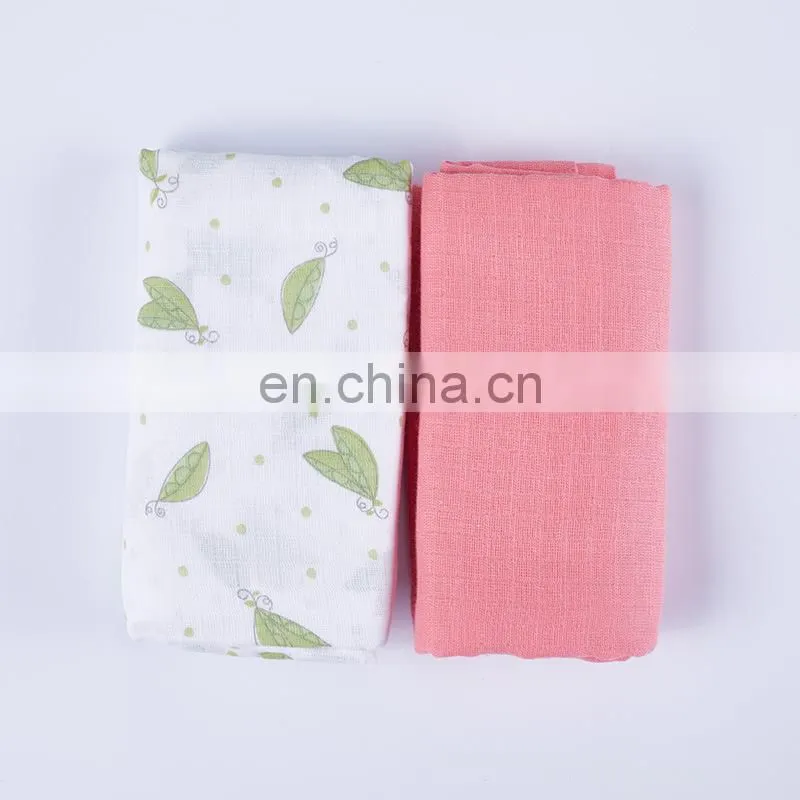 Assorted Color Baby Muslin Swaddle Wrap Cartoon Newborns Blankets