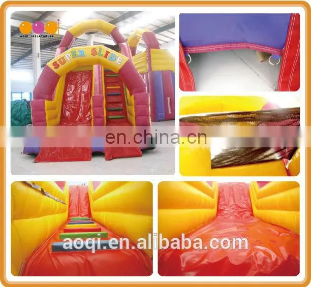 AOQI High quality PVC huge inflatable water slide slip for sale