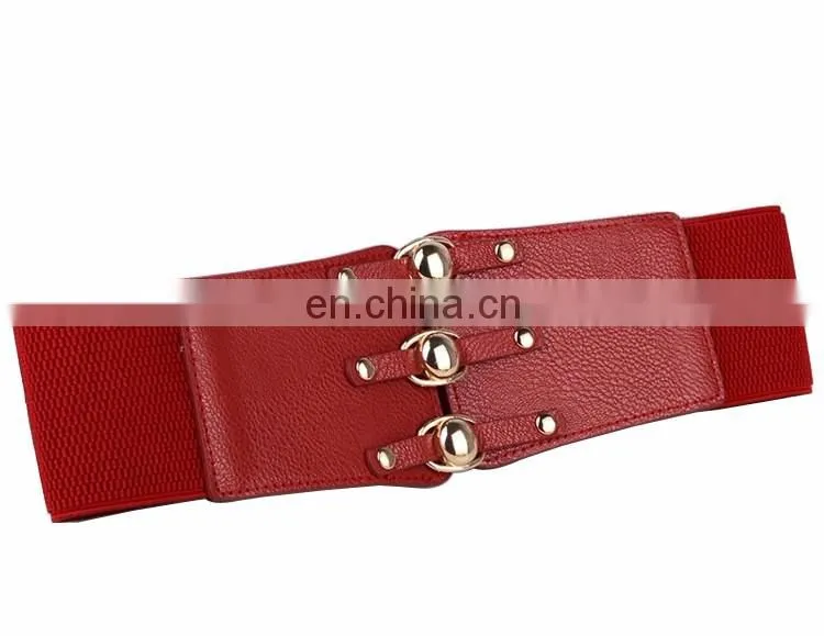 2017 new fashion women elastic buckle belt yiwu wholesale