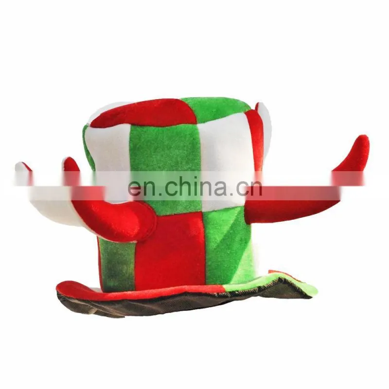 MCH-1011 Party Carnival wholesale custom logo foam hats funny adult jester clown Hats with horns for adults