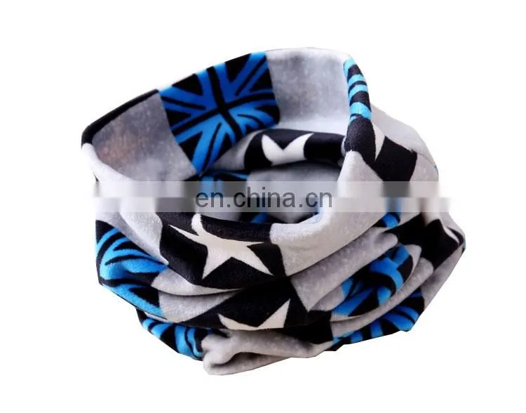 wholesale cartoon printed children neckwear loop scarf polar fleece scarf