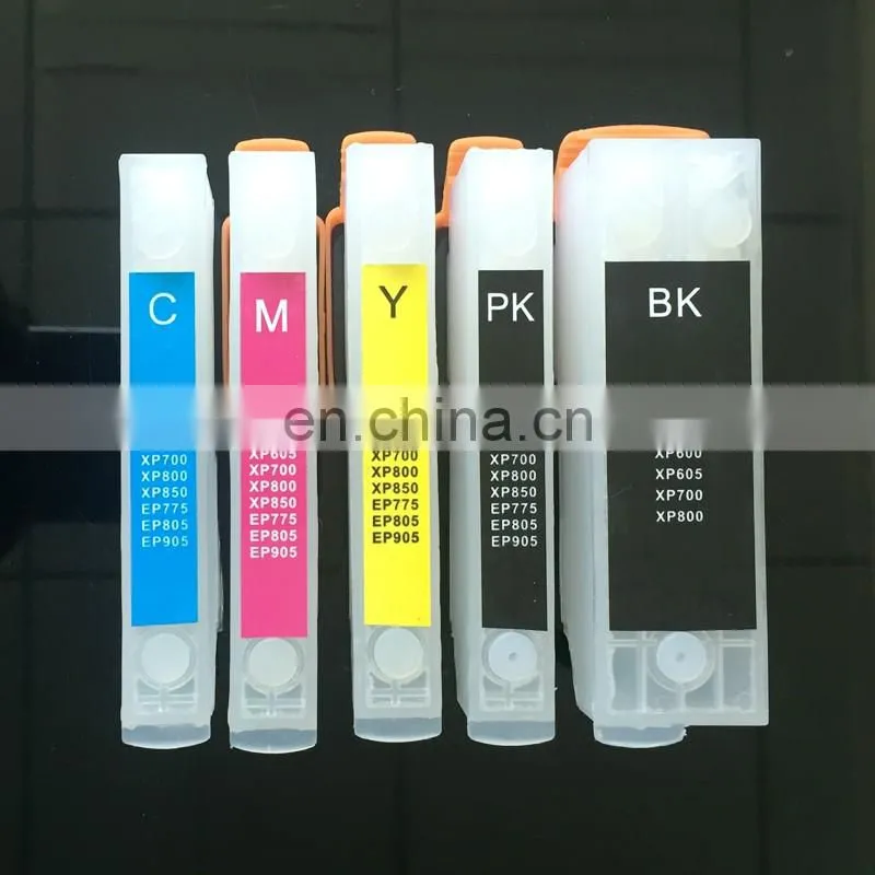Best Quality 273 273XL refillable ink cartridge with Permanent Chip for EPSON XP600 XP700