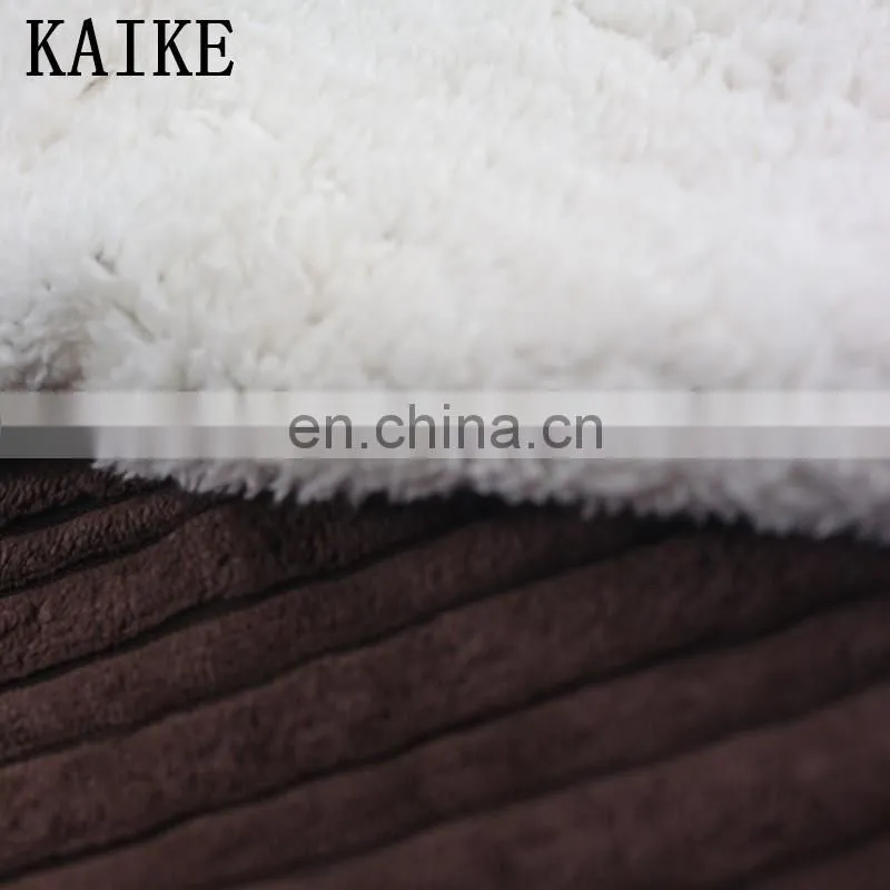 100%polyester cheap polar fleece flannel lamb baby heated mink blanket spain