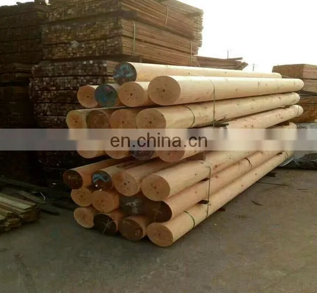 High efficient thread wooden broom handle threaded wooden shovel handle wooden brush handle making machine