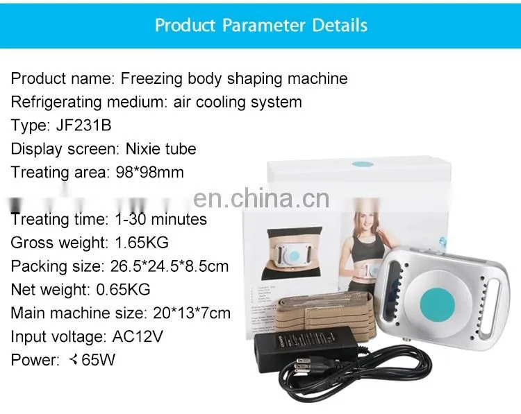 Home Portable Belly Reduction Fat Lifting Firming Slimming Machine / Frozen Shaping Weight Loss Instrument