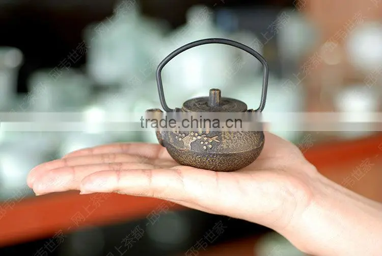 Mini Cast Iron Teapot 50ml for Decoration