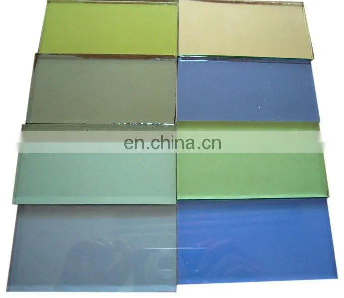 China factory 4mm 5mm solar cool bronze reflective window glass