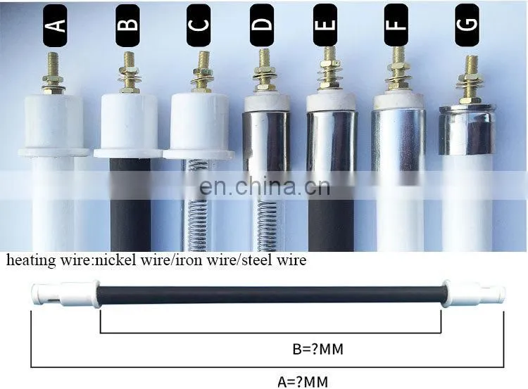 Customized IR Electric Ceramic Heating Tube From China