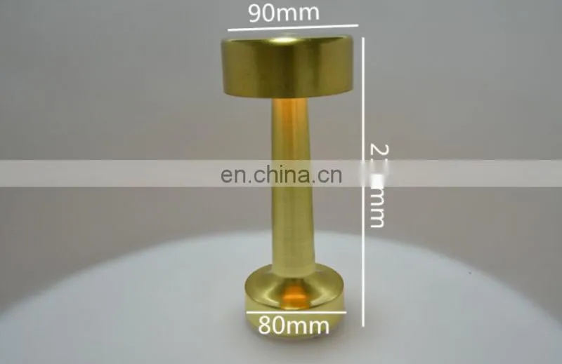 artificial intelligent aluminum decoration dimmable by touch wireless metal table modern lamps