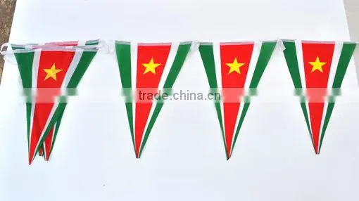 decorative triangle flag