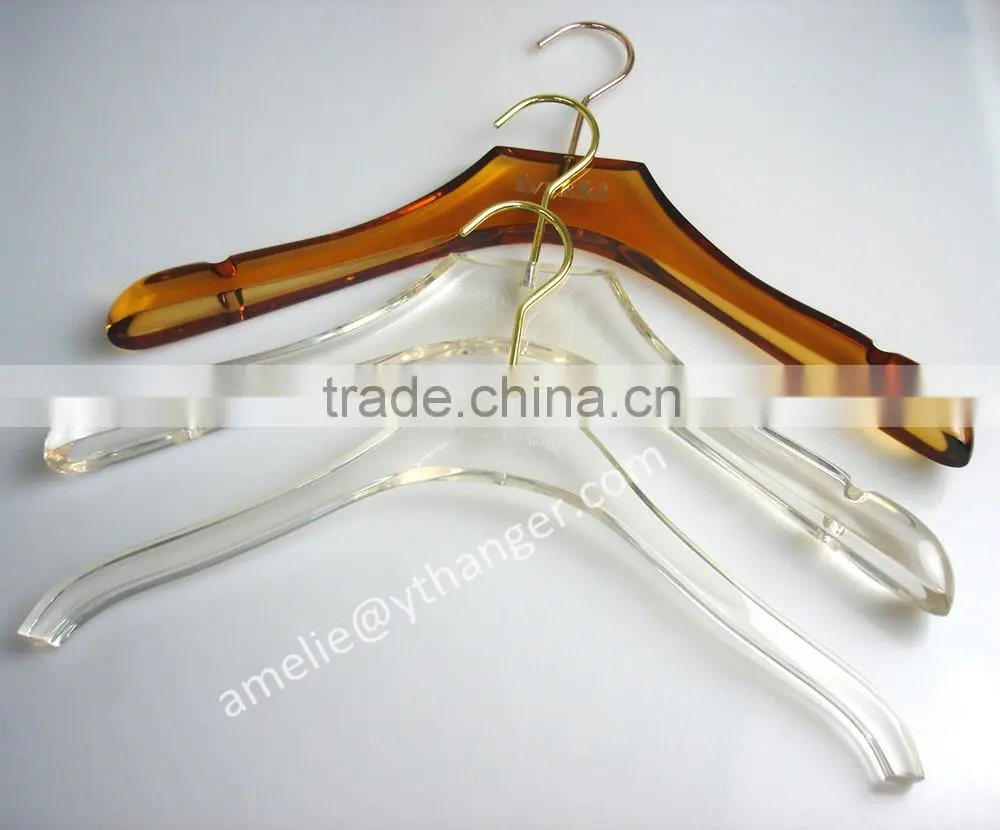 Luxury coat hanger crystal clothes hanger with custom logo