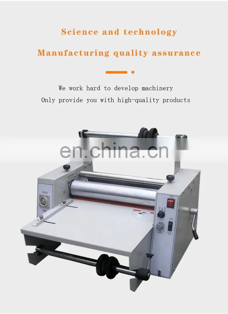 Office document Easy operation matt lamination machine