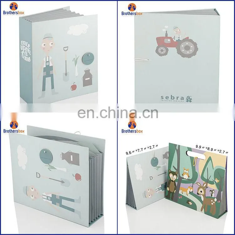 office A4 document presentation folder handmade cardboard file paper folder
