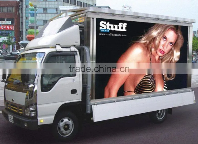 moving truck led display