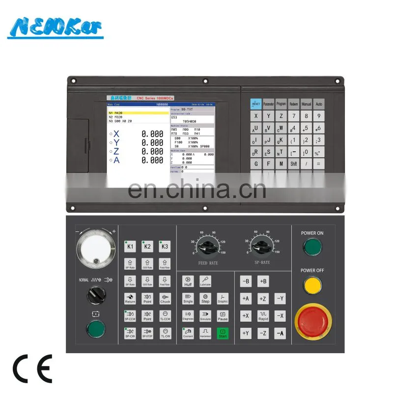 NEWKer CNC 4 axis milling controller with vmc