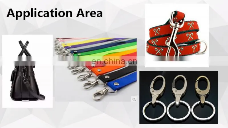 factory manufacture Bag Accessories zinc Belt Buckle Metal D Ring For Handbag dog collars