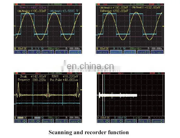 All-sun EM1230 Handheld Digital Storage Oscilloscope 25MHz 100M Sa/s Scope Meter with LED backlight stock in US