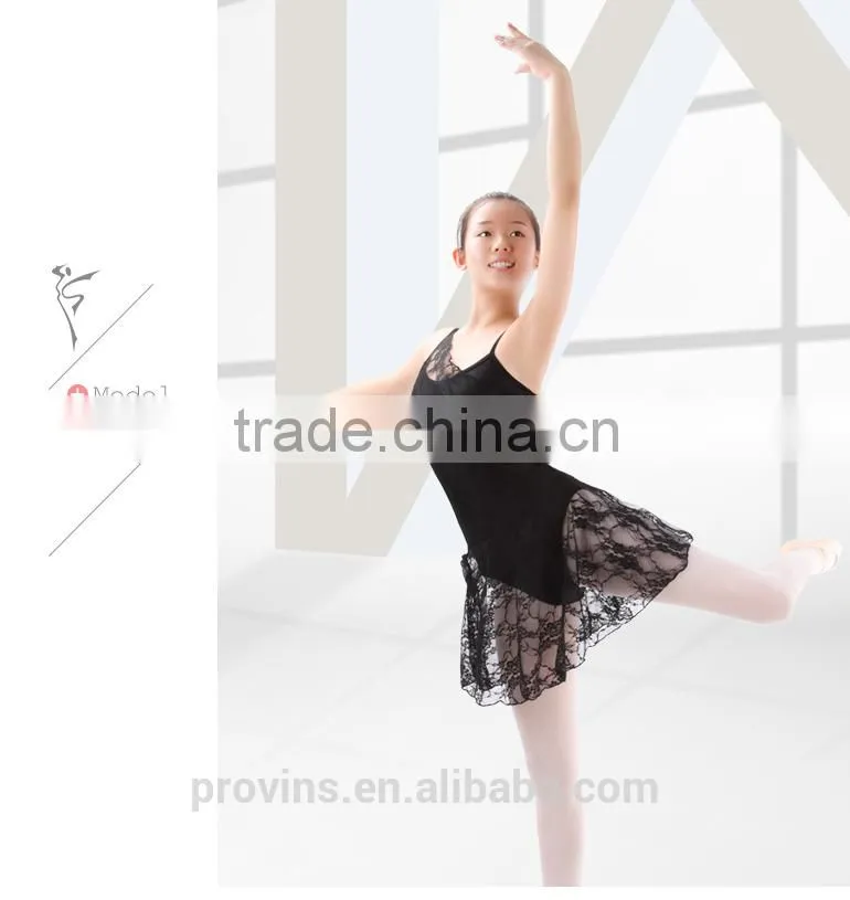 (D3338) White Lace Dance Dress, Ballet White Dress, Ballet Leotard Dress, White Dance Costumes