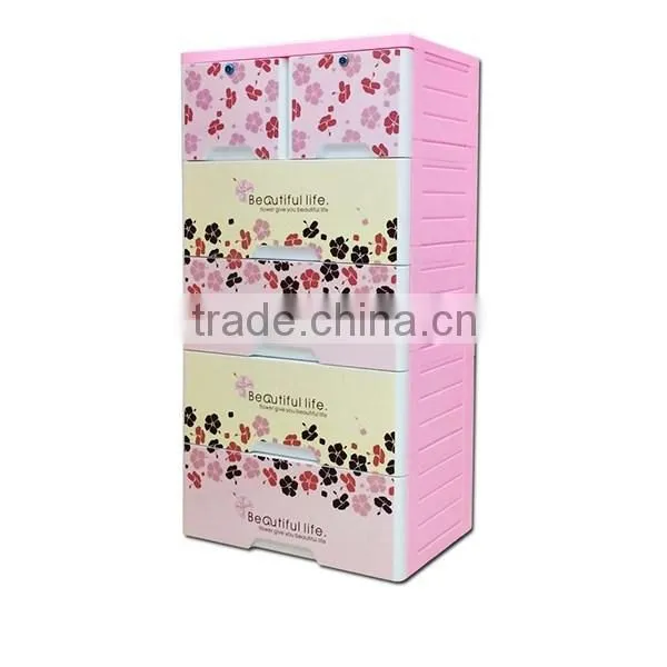 Cute Jeans Design Baby Wardrobe Clothes Cupboard Storage Canbinet