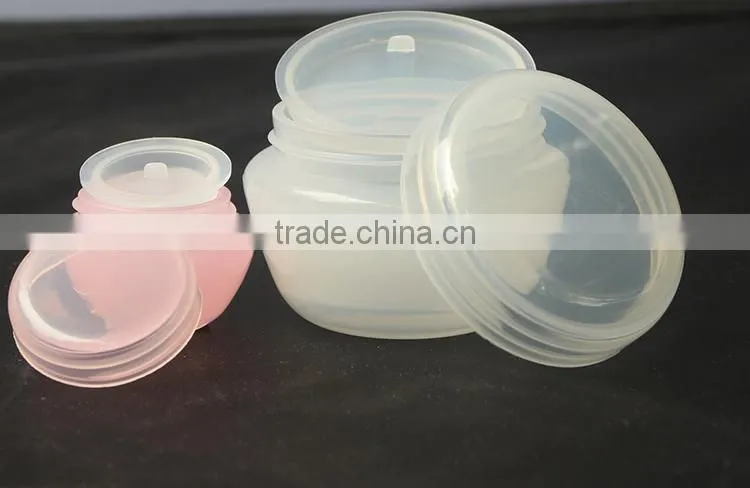 PS & PP High-Quality Pocket-Carrying Mini Capacity Cream Jar for Face-Care Lotion Sample Using Mini Jar Bottle with Screw Lid