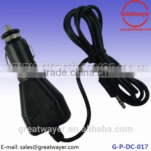 car charger cable to dc 3.5 mm jack