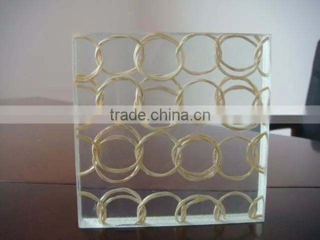 laminated decoration door art glass