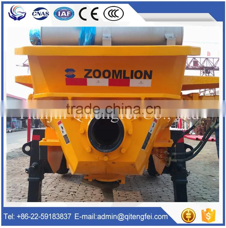 Zoomline high quality diesel concrete pump and mixer
