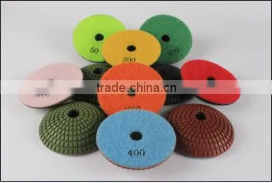 Full Convex wet polishing pad