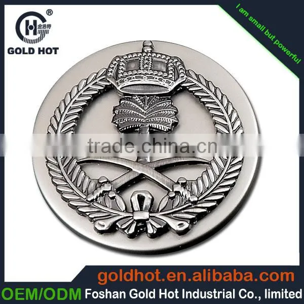 new product promotional custom size metal car sticker