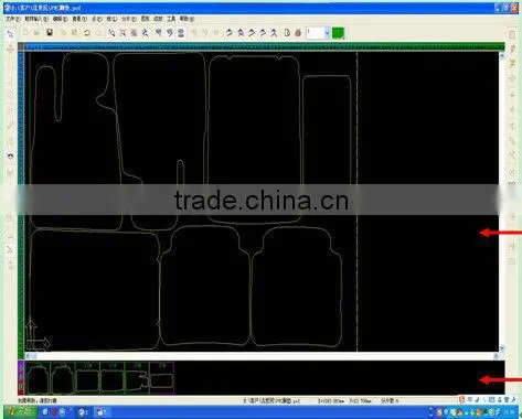 Ruizhou CNC cutting bed for auto-upholstery