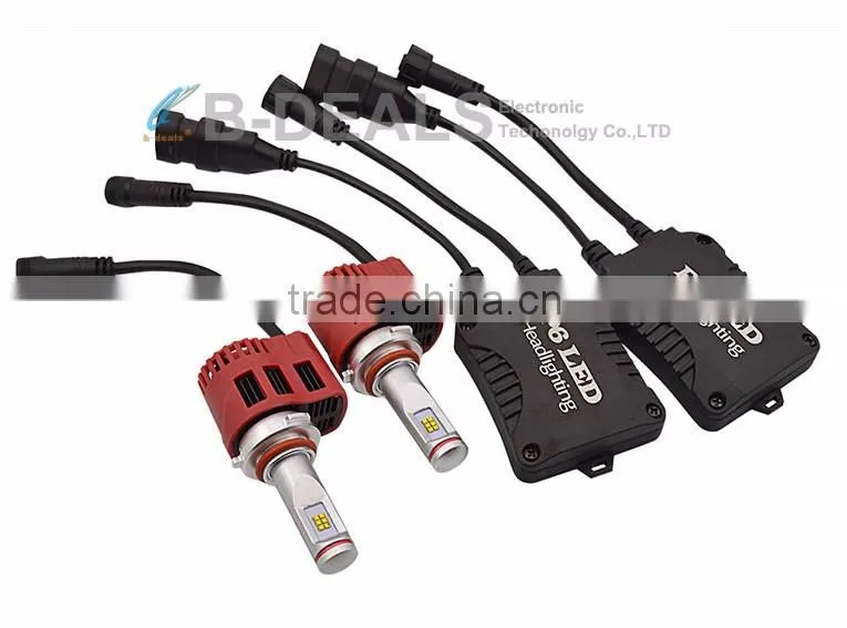B-deals 1 Year Warranty P hilips Luxeon P6 45W HB4 car light led bulbs with canbus