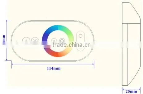 LED Glass touch panel dimmer light switch