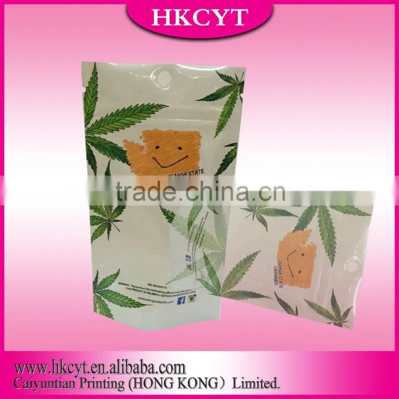 Zipper Top Sealing & Handle custom food packaging pouch