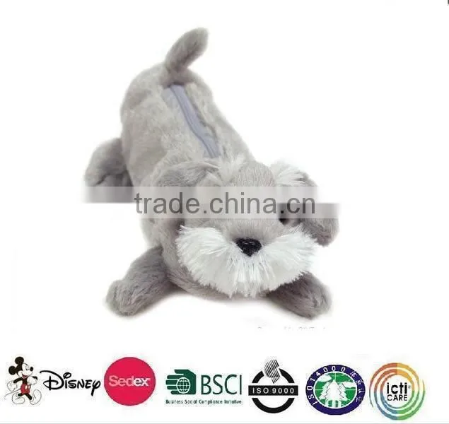 Widely Used Cheap Top Quality New Design Plush Dog Pencil Case/Plush Dog Pencil Case /plush toy pencil case