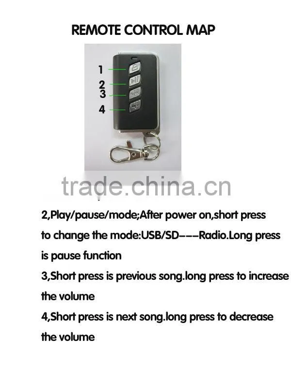 Factory low price 12V 10W moto alarm audio