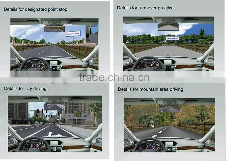 Driving simulator with 26'' LCD Display (Arabic/English/Vietnam/Spanish)